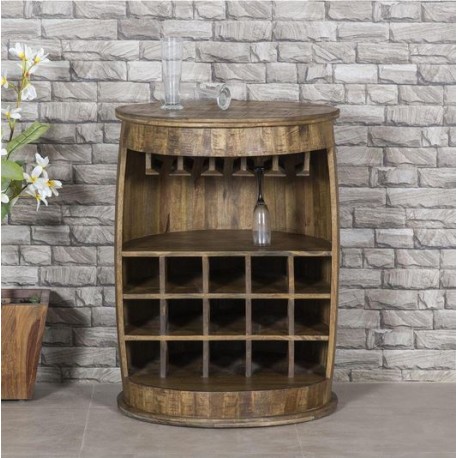 Round Bar and Wine Cabinet by Coast to Coast