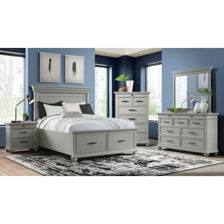 Slater Bedroom Collection (Grey)