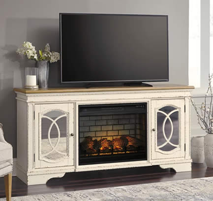 Realyn Entertainment Center w/ Fireplace